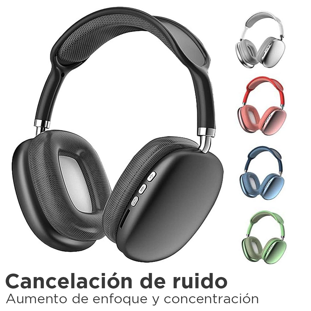 Nimbus Pro Max - Auriculares Bluetooth 5.0 con cancelación de ruido
