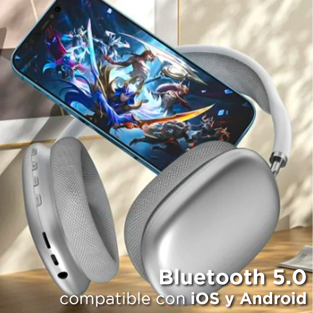 Nimbus Pro Max - Auriculares Bluetooth 5.0 con cancelación de ruido