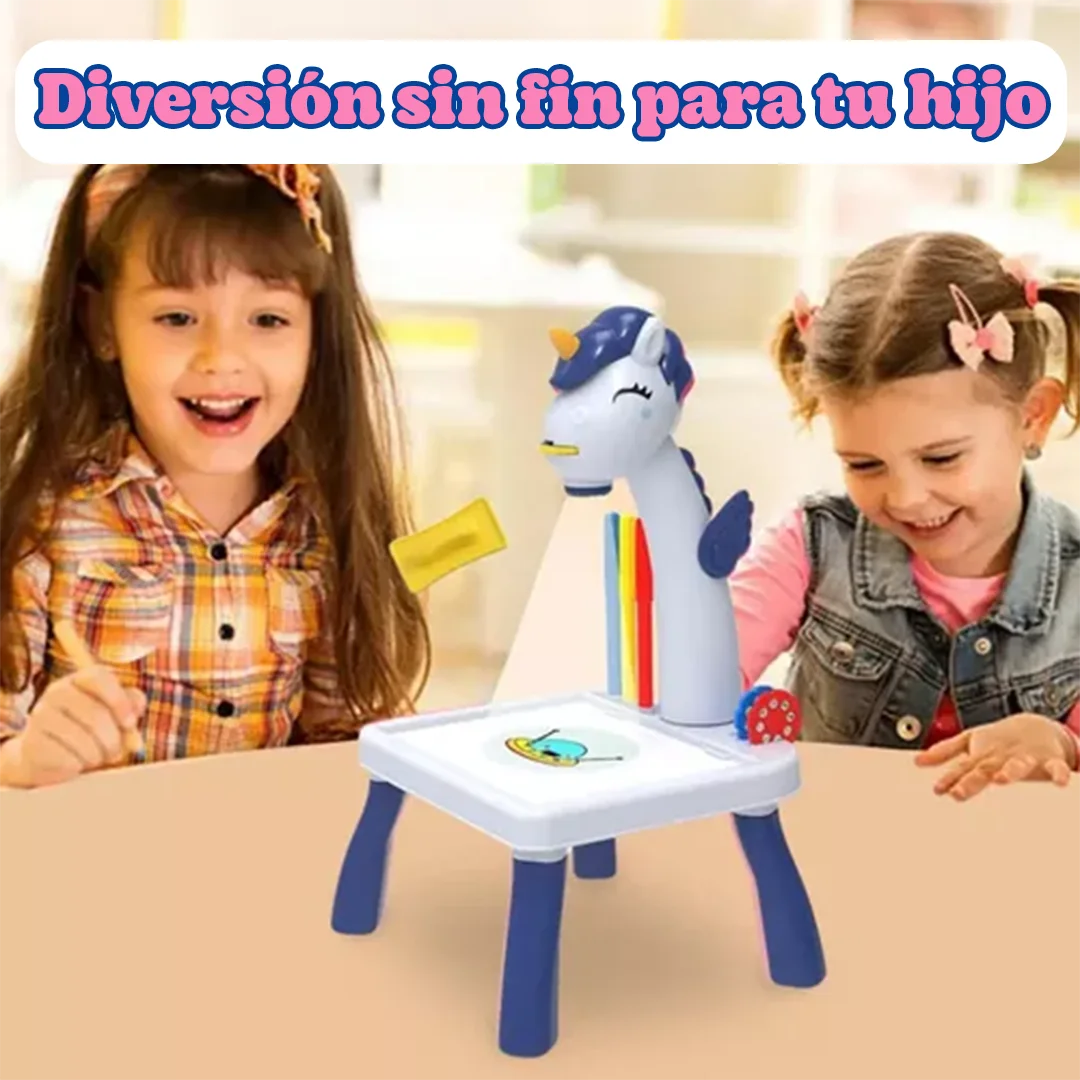 MagicDraw Proyector: Mesa de Dibujo con Proyección y 12 Accesorios para Pintura Creativa