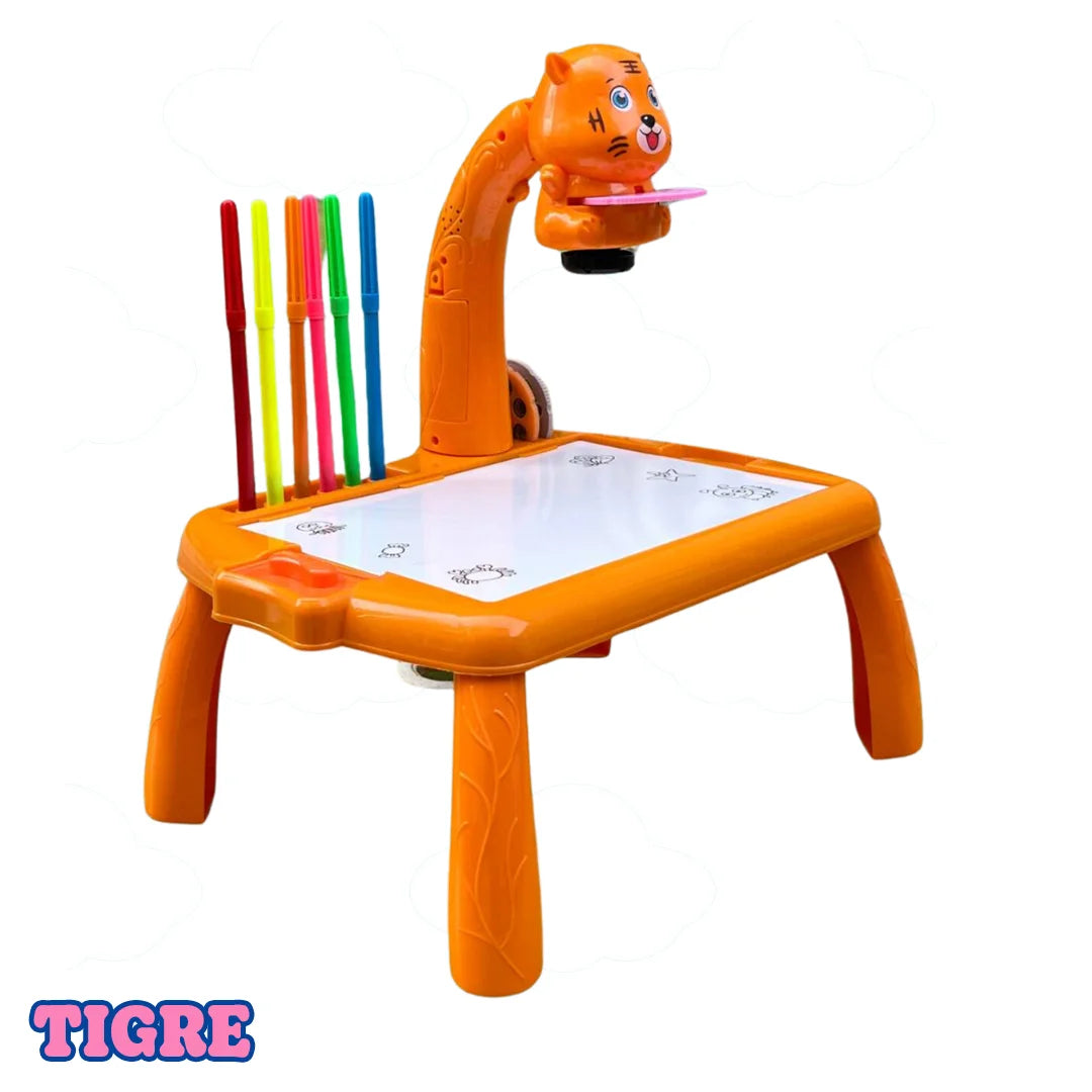 MagicDraw Proyector: Mesa de Dibujo con Proyección y 12 Accesorios para Pintura Creativa