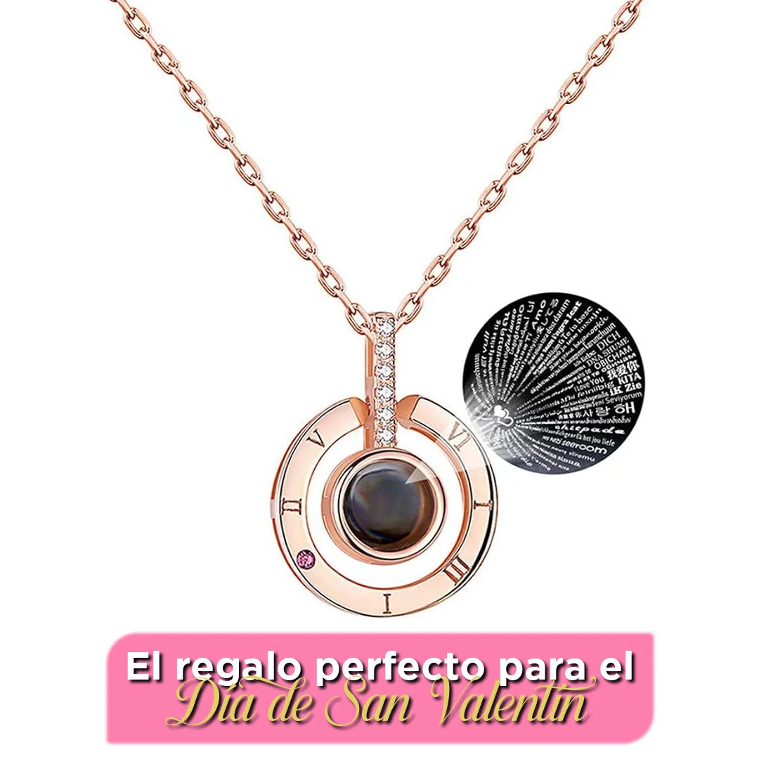 Caja Elegante con Rosa Preservada + Collar Exclusivo: Amor que Dura Hasta 5 Años