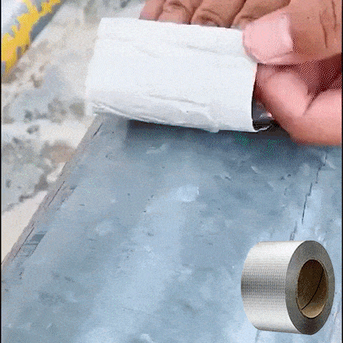 10cm x 5m - Cinta de goma selladora para agujeros agrietados