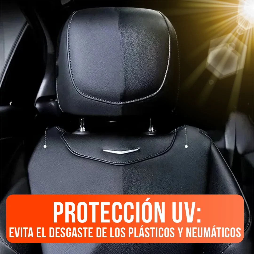 Renovador de Plásticos y Neumáticos 450ml - LustraPro | Brillo Instantáneo, Protección UV y Aplicación Rápida