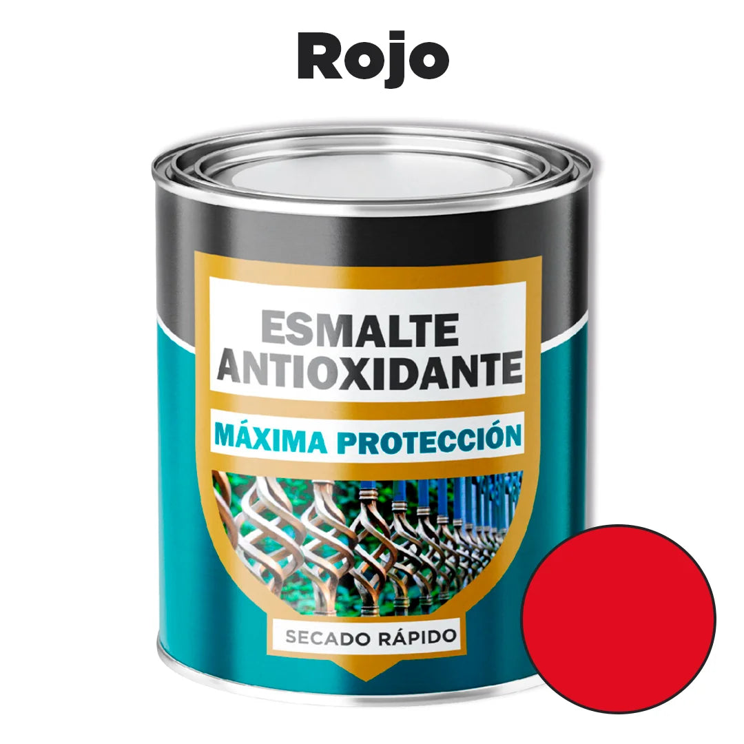 MetalGuard - Pintura Antióxido Profesional - 6 Colores | Máxima Protección y Acabado Mate