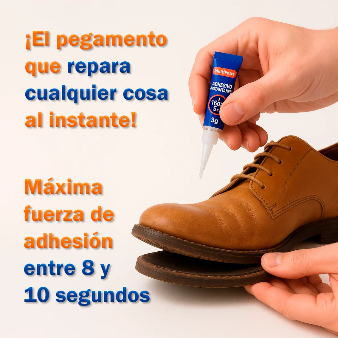 SuperPegamento Restaurador 40g - Resistente al Agua, Seca en 10s, Seguro para la Piel, Pega Metal, Madera, Vidrio y Más