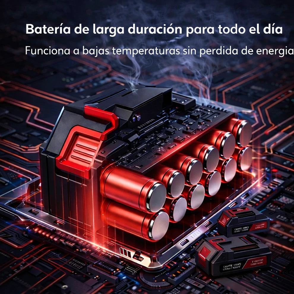 TurboBlow Max Soplador de Aire 1500W con Batería Recargable