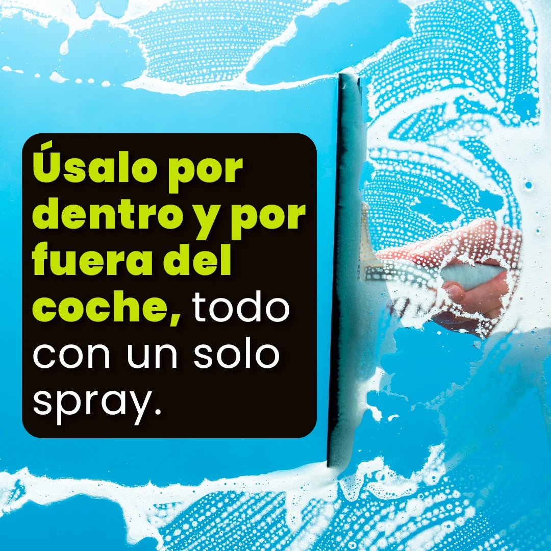 Spray de Limpieza VisiónLimpia 500ml – Brillo Instantáneo, Aroma Suave y Protección Antiempañante para Vidrios Interiores y Exteriores