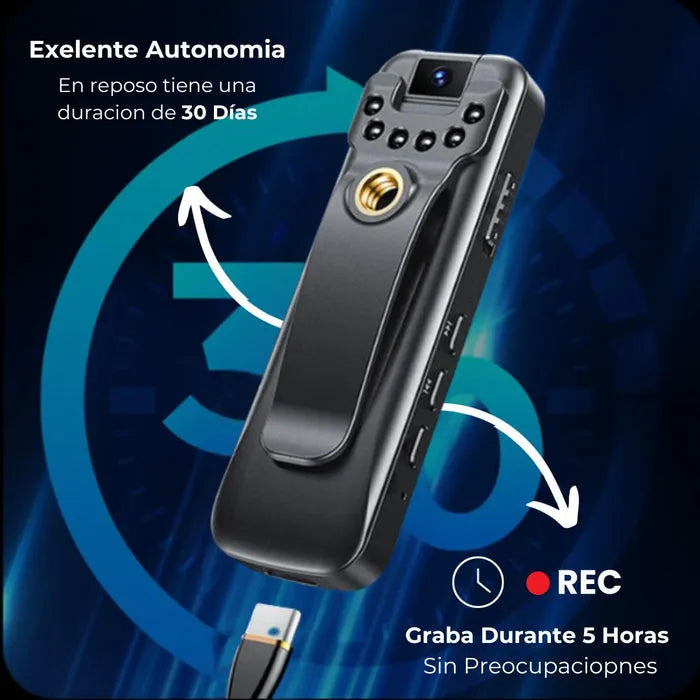 Cámara 180° con Reducción de Ruido HD 1080P | CamPro