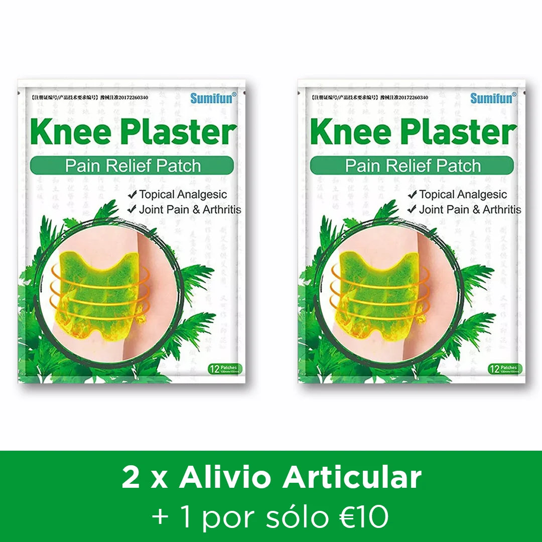 Parche Natural para Dolores Articulares Artritis y Reumatismo - Alivio Articular [12 unidades por paquete]