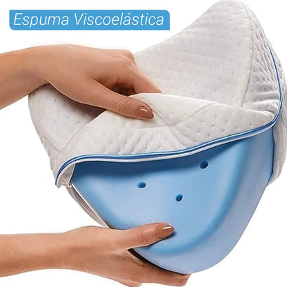 Almohada Ortopédica - Alivio para Espalda y Piernas [Espuma Viscoelástica]