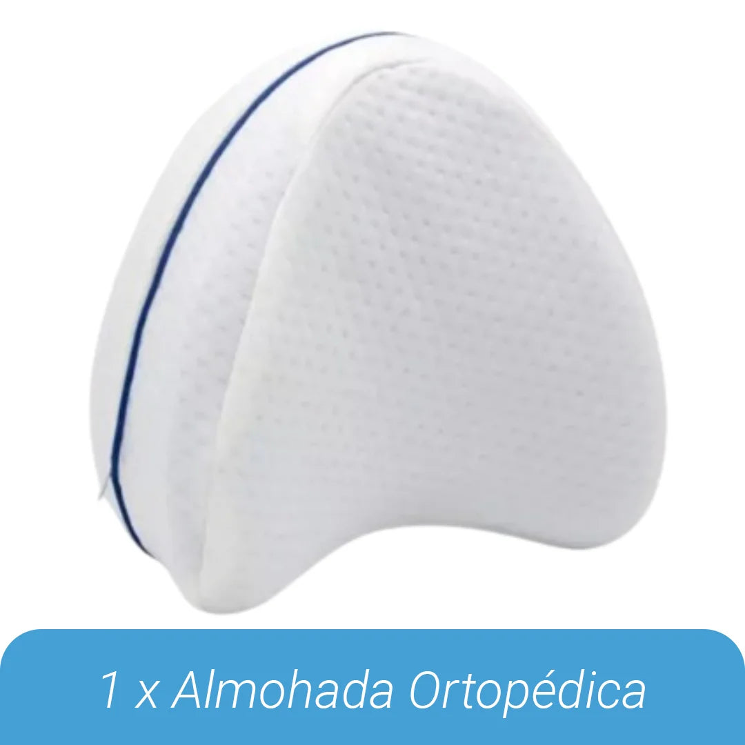 Almohada Ortopédica - Alivio para Espalda y Piernas [Espuma Viscoelástica]