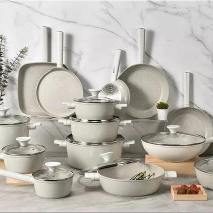 Juego de 13 ollas y utensilios de cocina - Blanca Gourmet