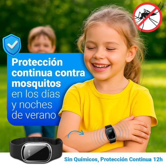 BuzzShield – Repelente Electrónico Portátil Protección Continua 12h