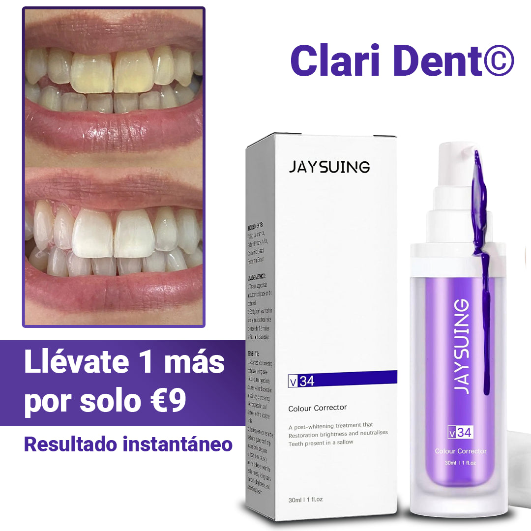 Blanqueador Dental Morado - Clari Dent© [Efecto instantáneo]
