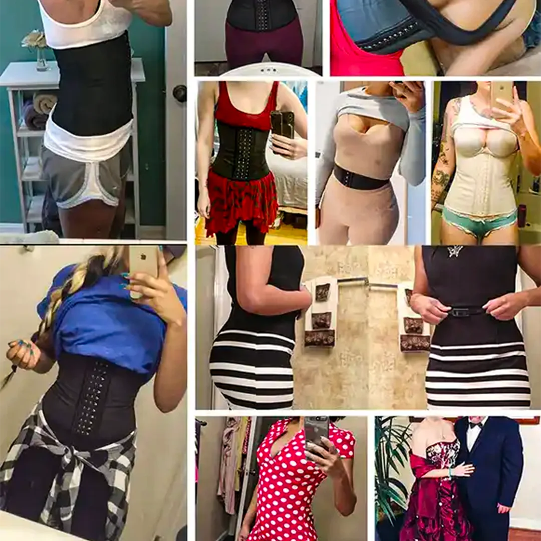 Corsé modelador compresión de 3 niveles - Cintura Bella [reduce 4 cm del abdomen]
