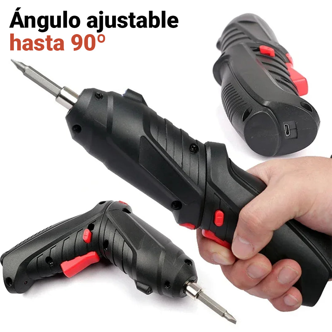 Parafix - Kit Destornillador Eléctrico de 47 Piezas