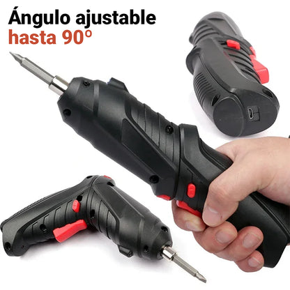 Parafix - Kit Destornillador Eléctrico de 47 Piezas