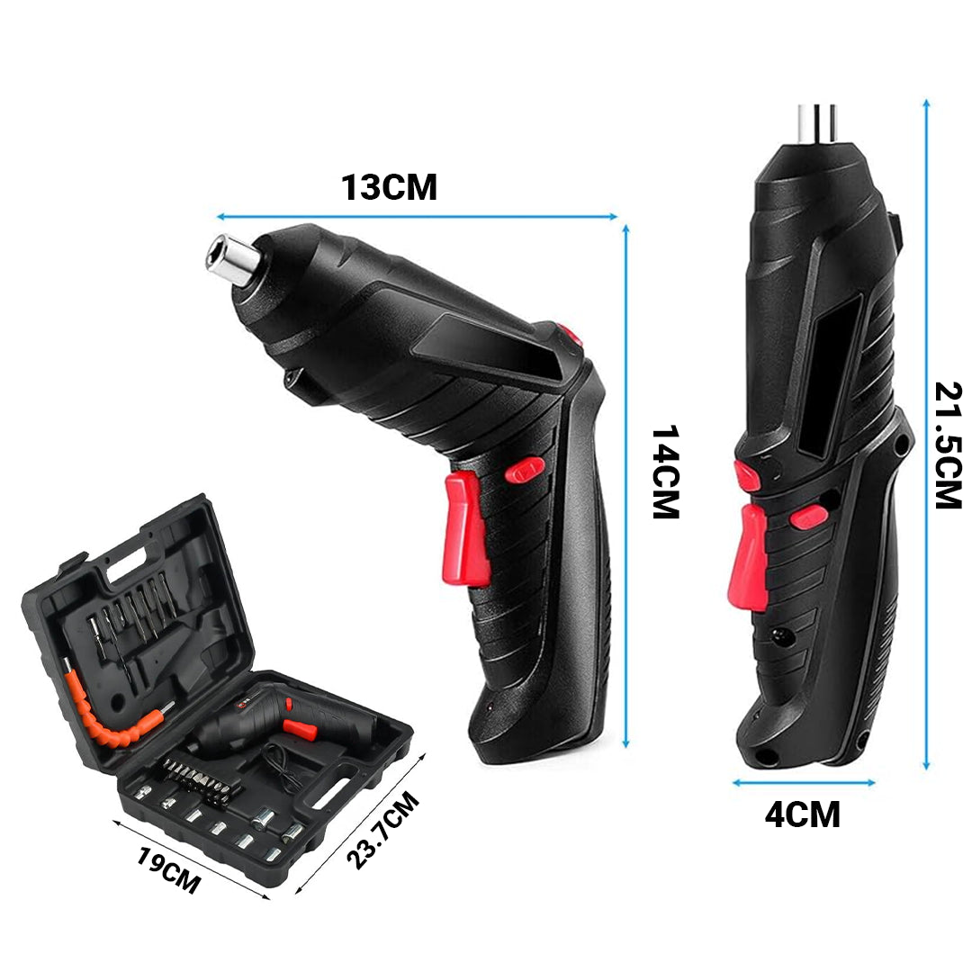 Parafix - Kit Destornillador Eléctrico de 47 Piezas