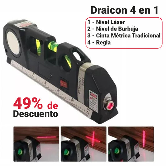Trena a Laser 4 en 1 Draicon [49% de Descuento + Pilas Incluidas]