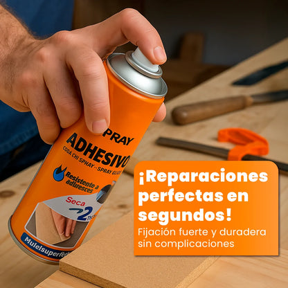 FixaSpray – ¡Reparaciones Instantáneas! Fijación Profesional en Metal, Vidrio, Plástico y Madera