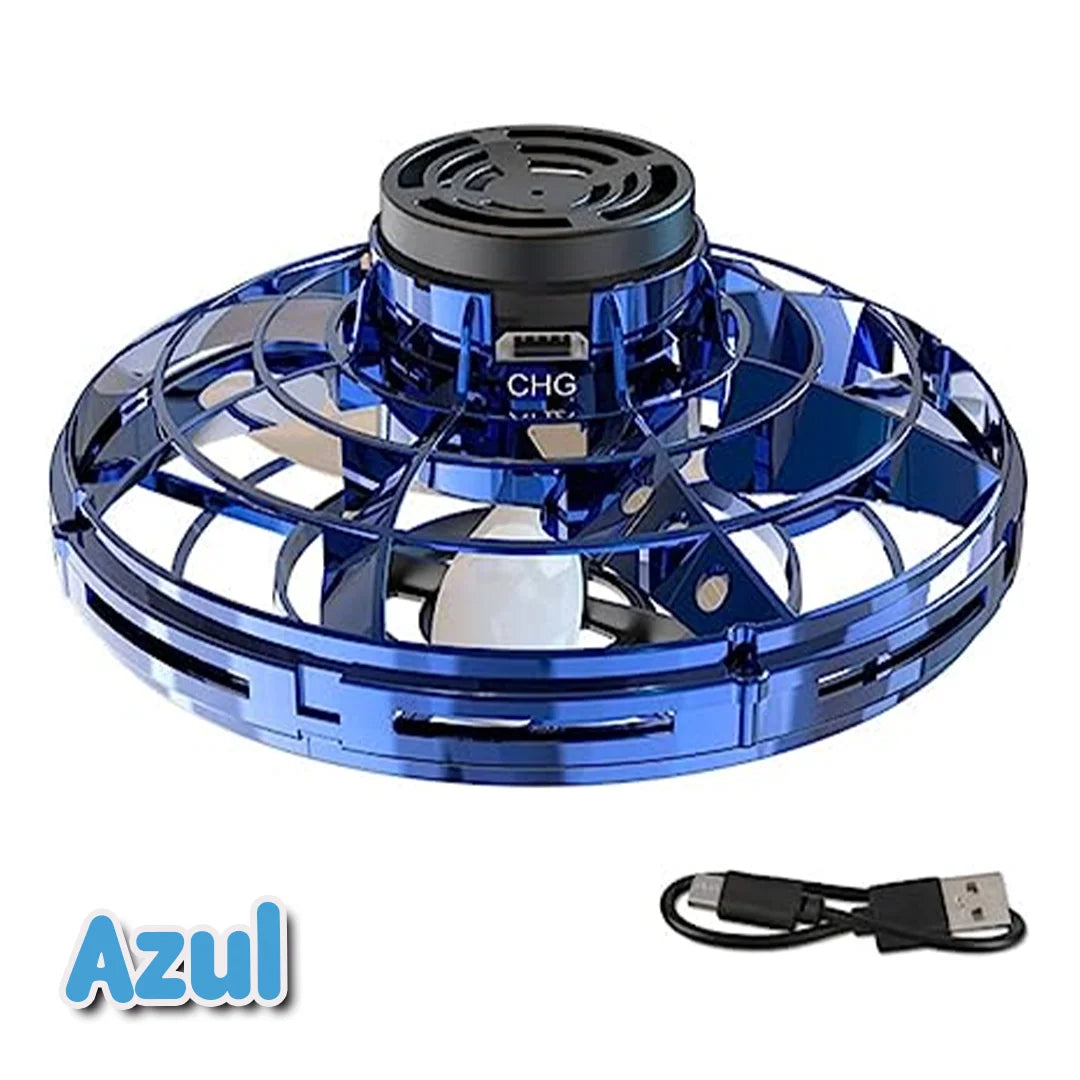 Mini OVNI Volador GoFlyer con Luces de Colores y Recargable por USB [A partir de 5 años]