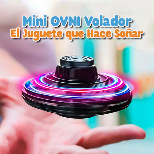Mini OVNI Volador GoFlyer con Luces de Colores y Recargable por USB [A partir de 5 años]