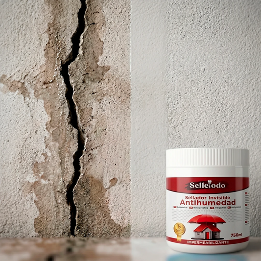 SelleTodo 750g Sellador Invisible Impermeabilizante contra Humedad y Moho