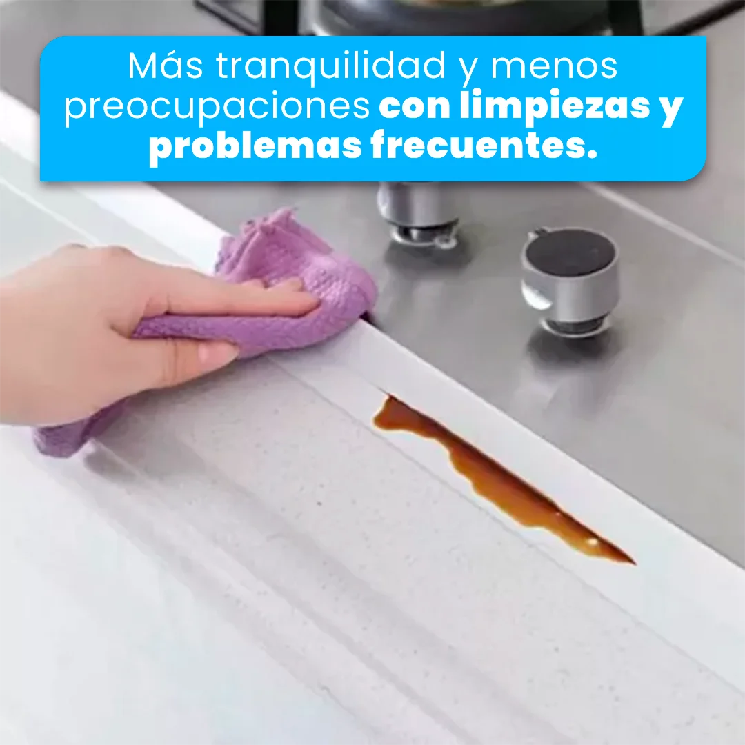 LimpiaFix – Fita de Vedação Autoadesiva 3,35m para Banheiros e Cozinhas | Acabamento Branco Discreto