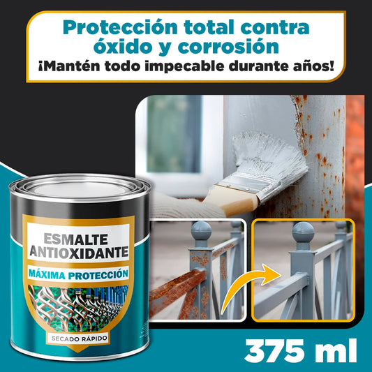 MetalGuard - Pintura Antióxido Profesional  - 6 Colores | Máxima Protección y Acabado Mate