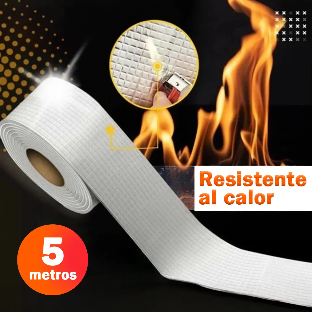 Cinta Impermeabilizante PrimeSeal – 5 metros | Repara filtraciones