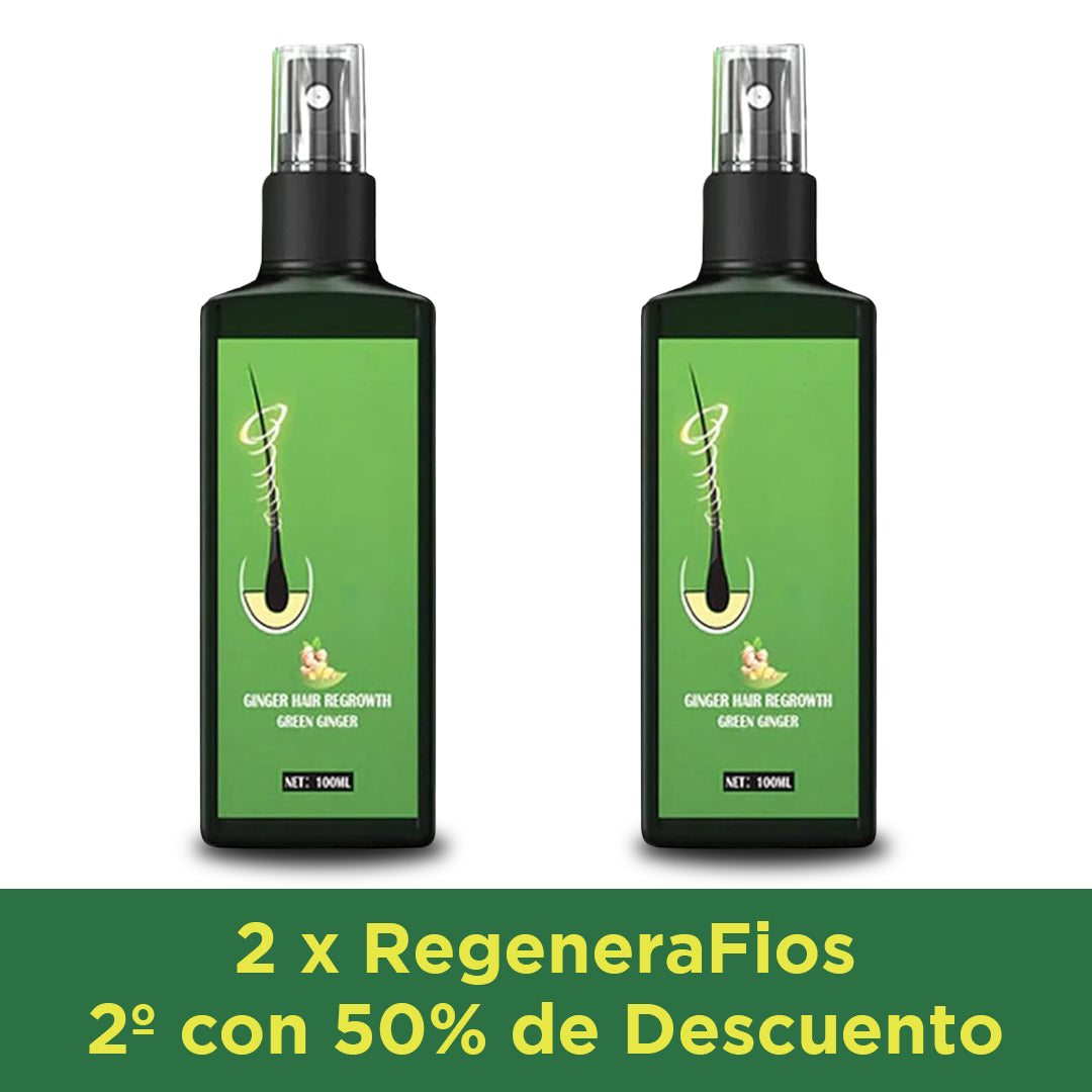 Tónico de jengibre activo - RegeneraFios 50ml