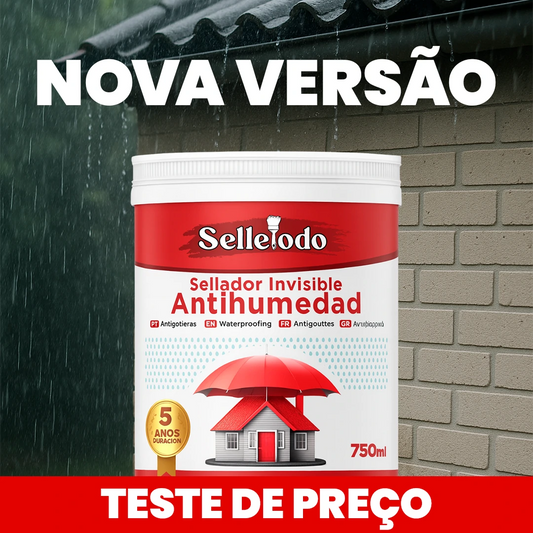 SelleTodo 750g – Selante Invisível Contra Infiltrações e Humidade com Proteção Duradoura