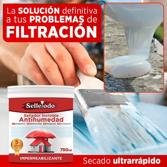 Selle Todo 750g - Proteção Transparente Contra Infiltrações, Mofo e Umidade | Dura Até 5 Anos