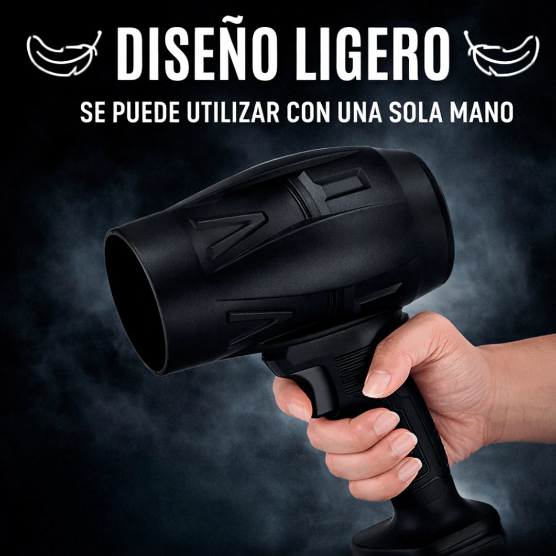 TurboBlow Max Soplador de Aire 1500W con Batería Recargable