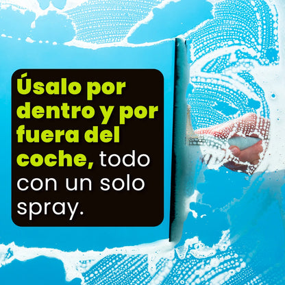 Spray de Limpieza VisiónLimpia 500ml – Brillo Instantáneo, Aroma Suave y Protección Antiempañante para Vidrios Interiores y Exteriores